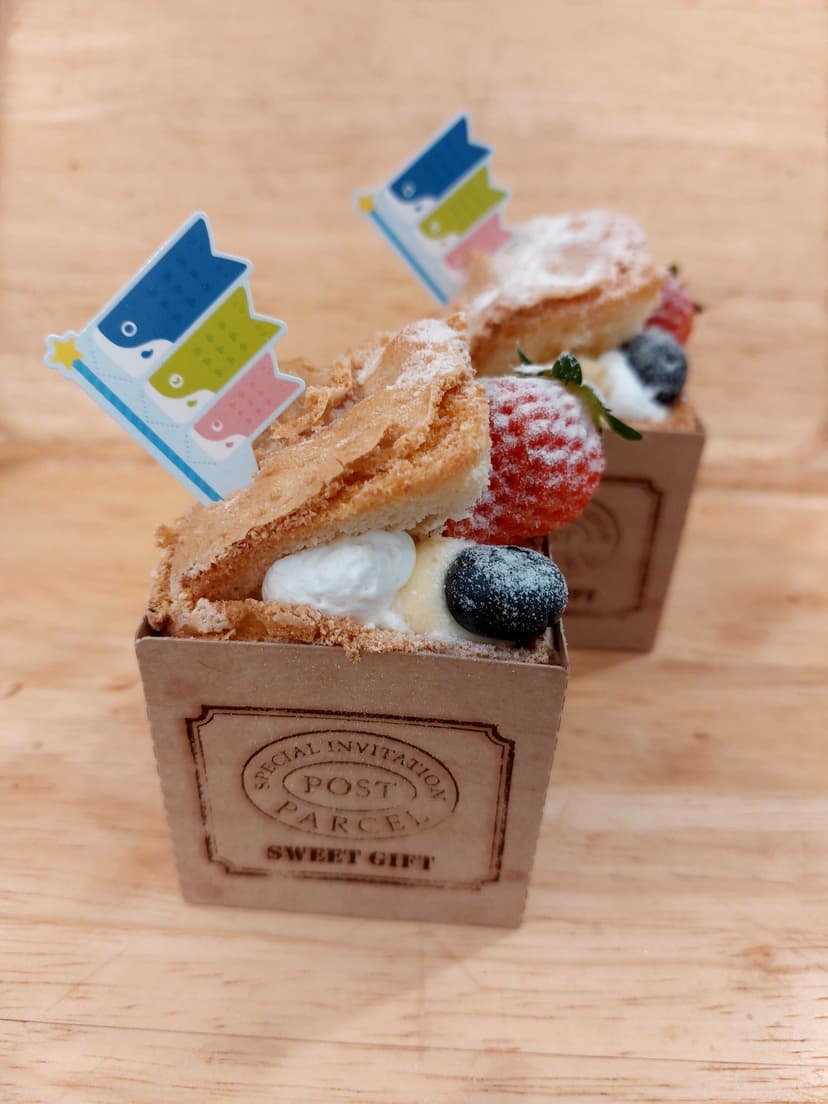 こどもの日小さなケーキ